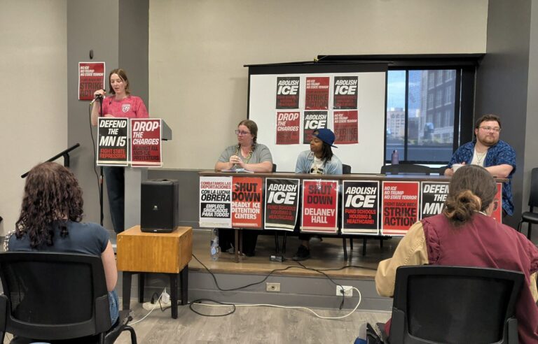 Un enseignant syndical s&rsquo;exprime : défendez le Minnesota 15 et abolissez l&rsquo;ICE pour financer les écoles !